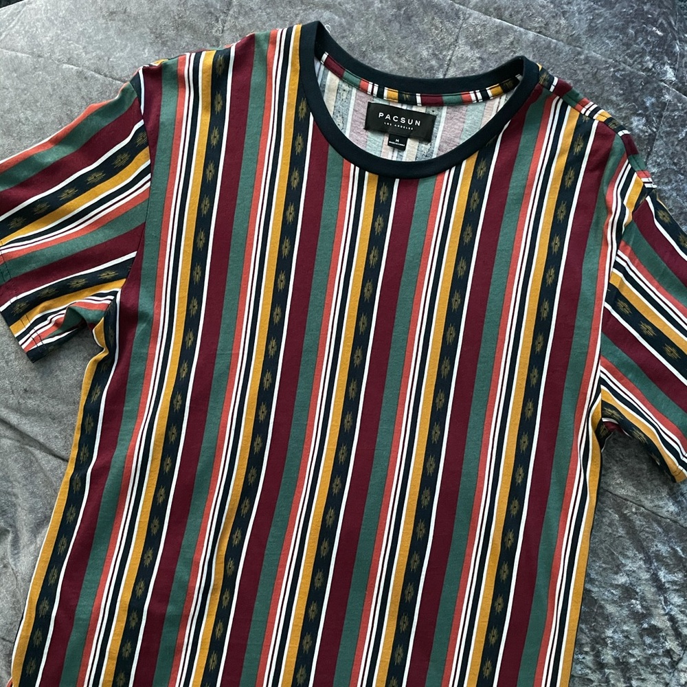 PacSun Tribe Striped T-Shirt